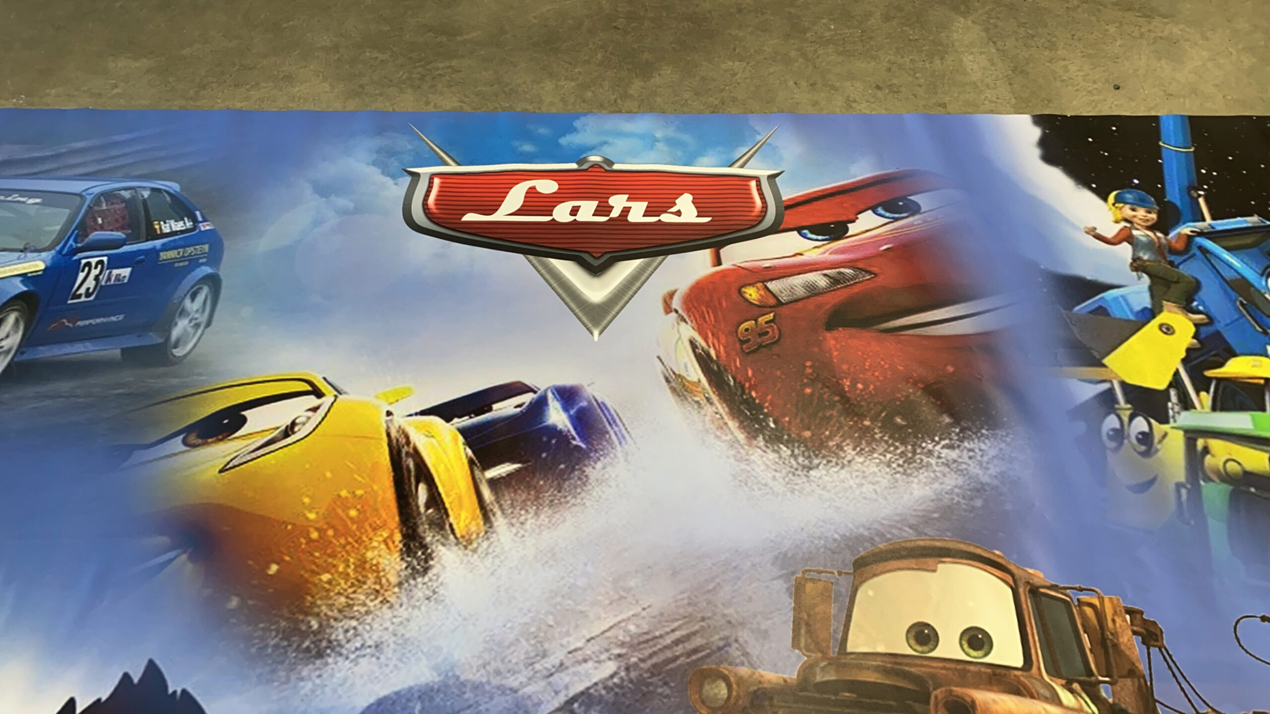 Cars muurbestickering 2