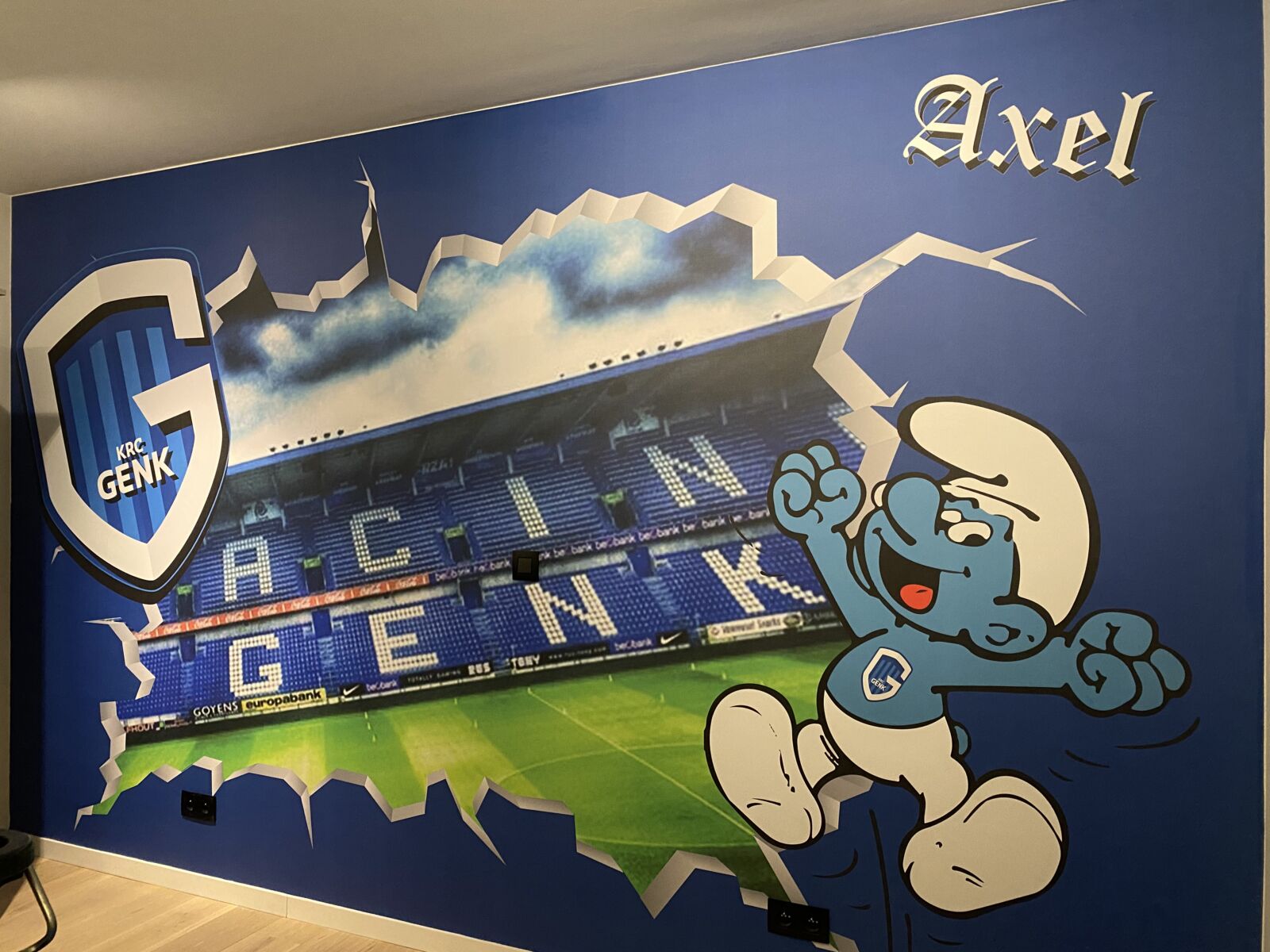 KRC Genk Bestickering